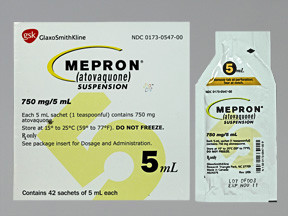 MEPRON 750 MG/5 ML SUSPENSION