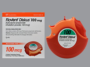 FLOVENT 100 MCG DISKUS