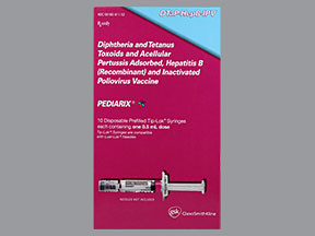 PEDIARIX 0.5 ML SYRINGE