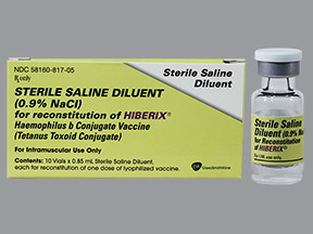 DILUENT FOR HIBERIX VIAL