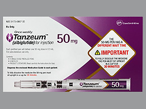 TANZEUM 50 MG PEN INJECT