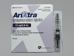 ARIXTRA 10 MG/0.8 ML SYRINGE