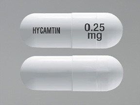 HYCAMTIN 0.25 MG CAPSULE