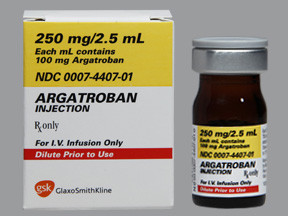 ARGATROBAN 250 MG/2.5 ML VIAL