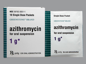 AZITHROMYCIN 1 GM PWD PACKET