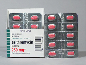 AZITHROMYCIN 250 MG TABLET