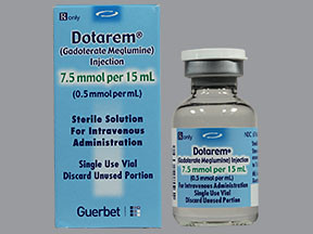 DOTAREM 7.5 MMOL/15 ML VIAL