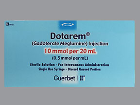 DOTAREM 10 MMOL/20 ML SYRINGE