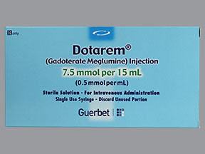 DOTAREM 7.5 MMOL/15 ML SYRINGE