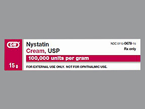 NYSTATIN 100,000 UNIT/GM CREAM