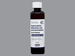 HYDROCODONE-ACETAMINOPHEN 7.5-325 MG/15 ML SOLUTION