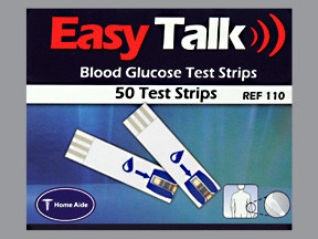 EASY TALK GLUCOSE TEST STRIP