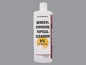 BENZOYL PEROXIDE 6% CLEANSER
