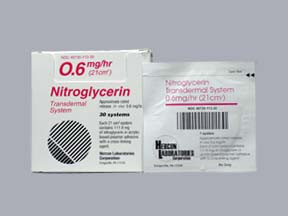 NITROGLYCERIN 0.6 MG/HR PATCH