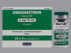 ONDANSETRON HCL 4 MG/2 ML VIAL