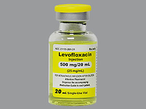 LEVOFLOXACIN 500 MG/20 ML VIAL