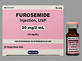 FUROSEMIDE 20 MG/2 ML VIAL