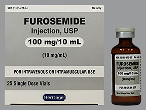 FUROSEMIDE 100 MG/10 ML VIAL