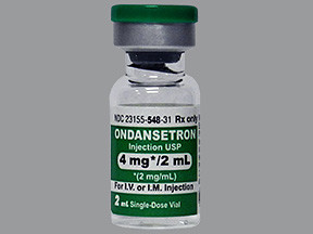 ONDANSETRON HCL 4 MG/2 ML VIAL