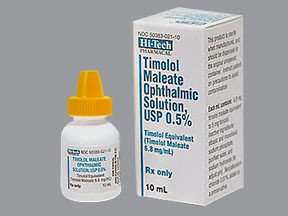 TIMOLOL MALEATE 0.5% EYE DROPS