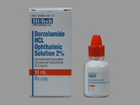 DORZOLAMIDE HCL 2% EYE DROPS