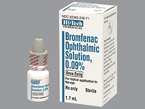 BROMFENAC SODIUM 0.09% EYE DRP