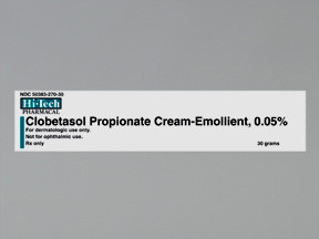 CLOBETASOL EMOLLIENT 0.05% CRM