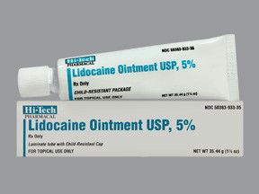 LIDOCAINE 5% OINTMENT