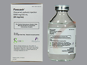 FOSCAVIR 6,000 MG/250 ML BTTL