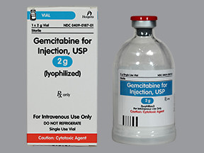 GEMCITABINE HCL 2 GRAM VIAL