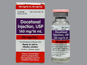 DOCETAXEL 160 MG/16 ML VIAL