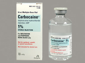 CARBOCAINE 1% VIAL