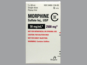 MORPHINE SULFATE 50 MG/ML VIAL