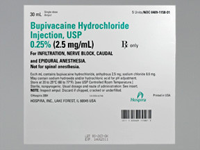 BUPIVACAINE 0.25% AMPUL