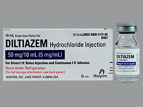 DILTIAZEM 50 MG/10 ML VIAL