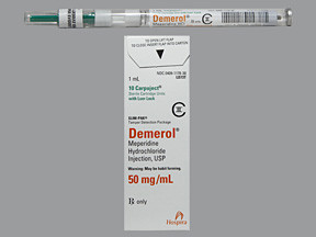 DEMEROL 50 MG/ML CARPUJECT