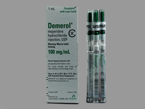 DEMEROL 100 MG/ML CARPUJECT