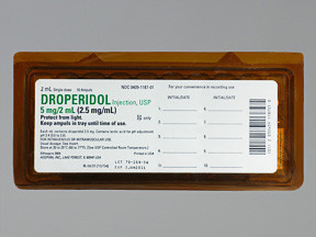 DROPERIDOL 2.5 MG/ML AMPUL