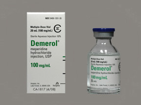 DEMEROL 100 MG/ML VIAL