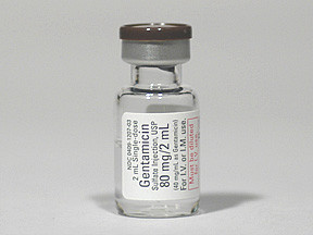 GENTAMICIN 80 MG/2 ML VIAL