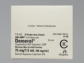 DEMEROL 75 MG/1.5 ML AMPUL