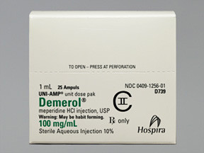 DEMEROL 100 MG/ML AMPUL