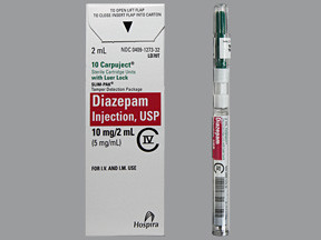 DIAZEPAM 10 MG/2 ML CARPUJECT