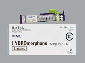 HYDROMORPHONE 2 MG/ML ISECURE