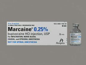 MARCAINE 0.25% VIAL