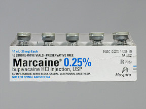 MARCAINE 0.25% VIAL