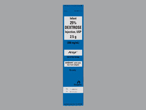 DEXTROSE 25%-WATER SYRINGE