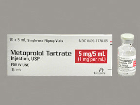 METOPROLOL TART 5 MG/5 ML VIAL