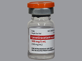 LEVETIRACETAM 500 MG/5 ML VIAL