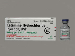 KETAMINE 100 MG/ML VIAL